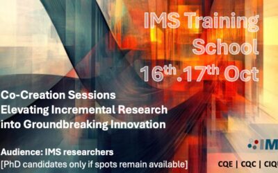 IMS Training School: ERC funding
